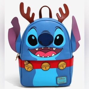 Disney Loungefly Lilo & Stitch Reindeer Backpack